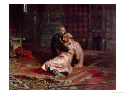 400x300 Ivan The Terrible And His Son By Ilya Repin - Ivan The Terrible Painting