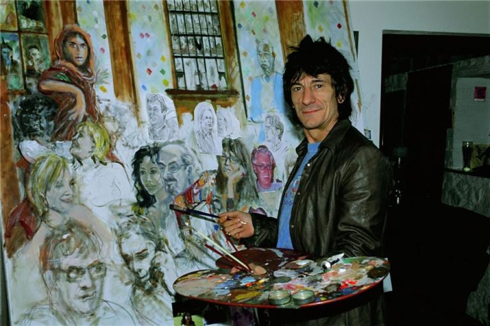 962x640 Ronnie Wood - Ivy Painting
