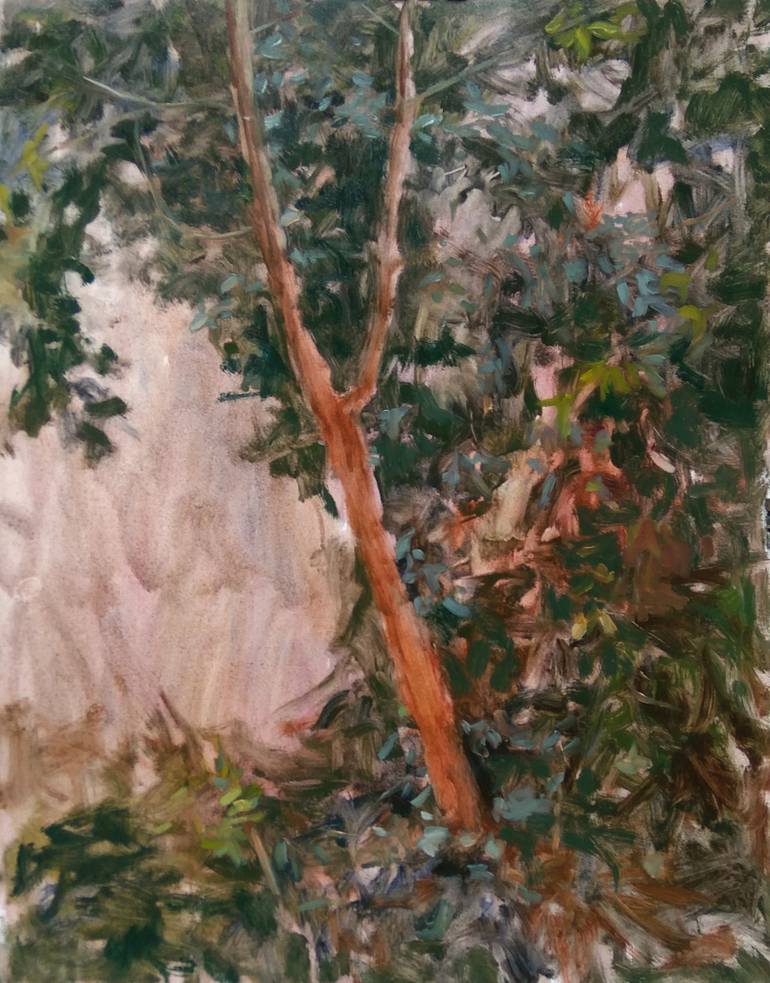 770x983 Saatchi Art Tree And Ivy Painting By Antonia Rusu - Ivy Painting