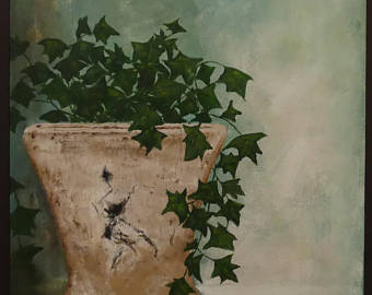 340x270 English Ivy Painting Etsy - Ivy Painting