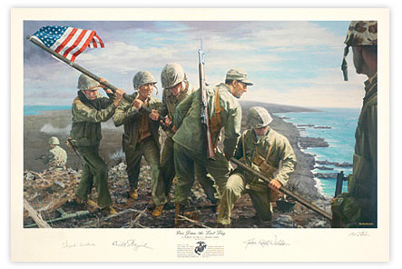 443x296 Iwo Jima Update - Iwo Jima Painting