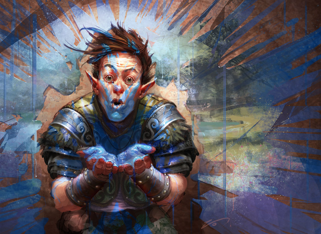 1100x804 Mtg Art Deprive From Rise Of The Eldrazi Set By Izzy - Izzy Painting