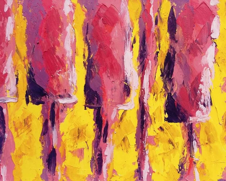 770x618 Saatchi Art Abstract Piano Keys Painting By Izzy Anderson - Izzy Painting