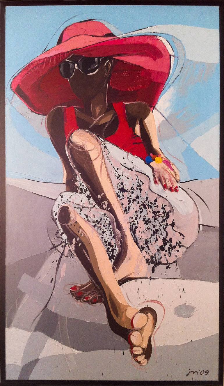 770x1326 Saatchi Art Izzy Painting By Joanna Majewska - Izzy Painting