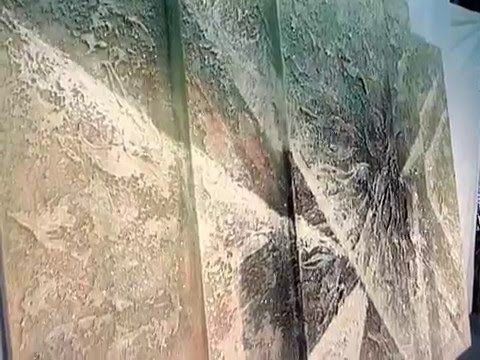 480x360 Large 40 Original Signed J. Allen Painting Multi Canvas 3 - J Allen Oil Painting