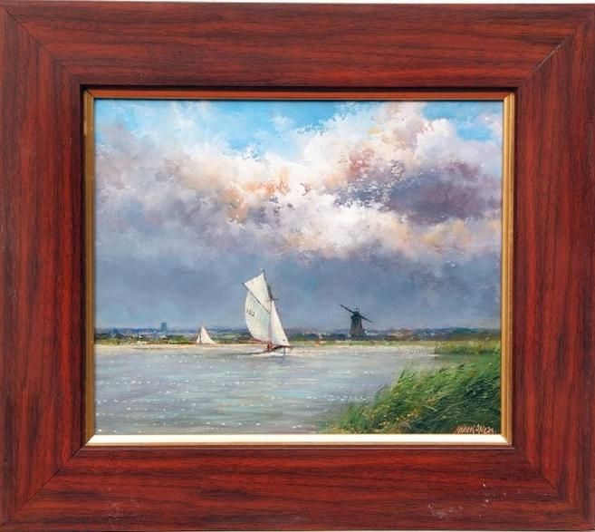 657x587 Art Pictures - J Allen Oil Painting