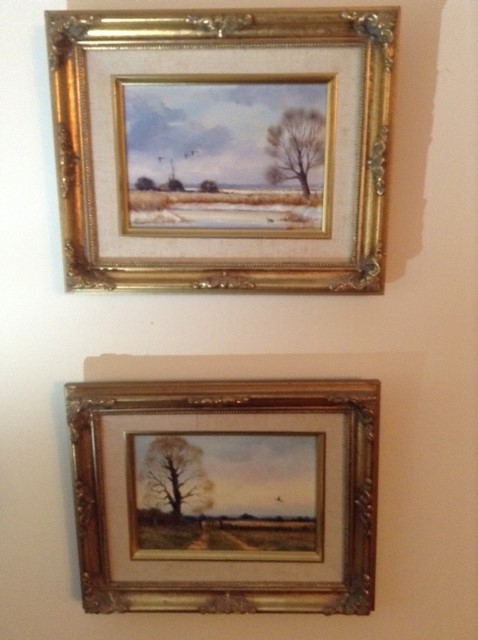 478x640 Pair Of Original Framed Oil Paintings Signed James J Allen - J Allen Oil Painting