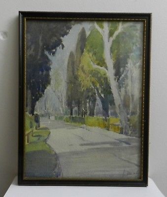 339x400 Old Watercolour Painting - J Allen Painting