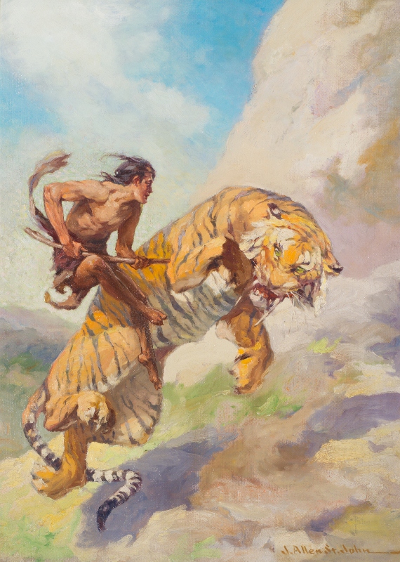 570x800 The Art Of James Allen St. John The Korshak Collection - J Allen Painting