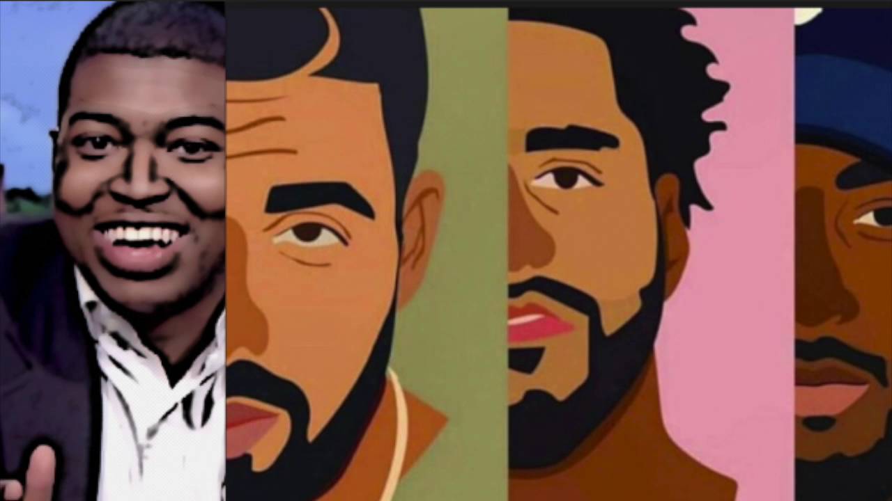 1280x720 Real Rap The Difference Between Drake From Kendrick Lamar And J - J Cole Painting