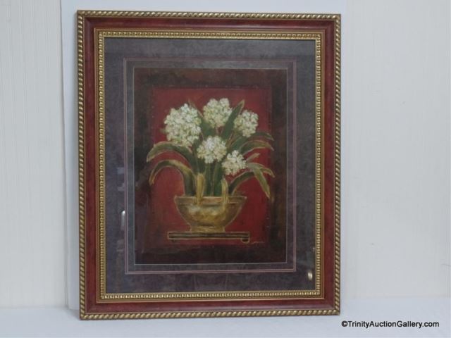640x480 J. Combs Floral Still Life Print Framed - J Combs Painting