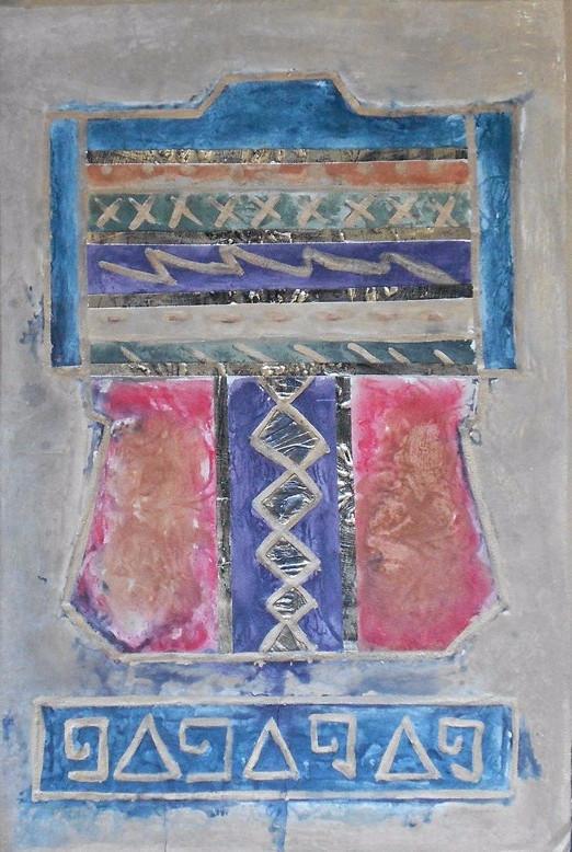 522x778 Combs, J. 30x20 Original Monoprint Seven North Art - J Combs Painting