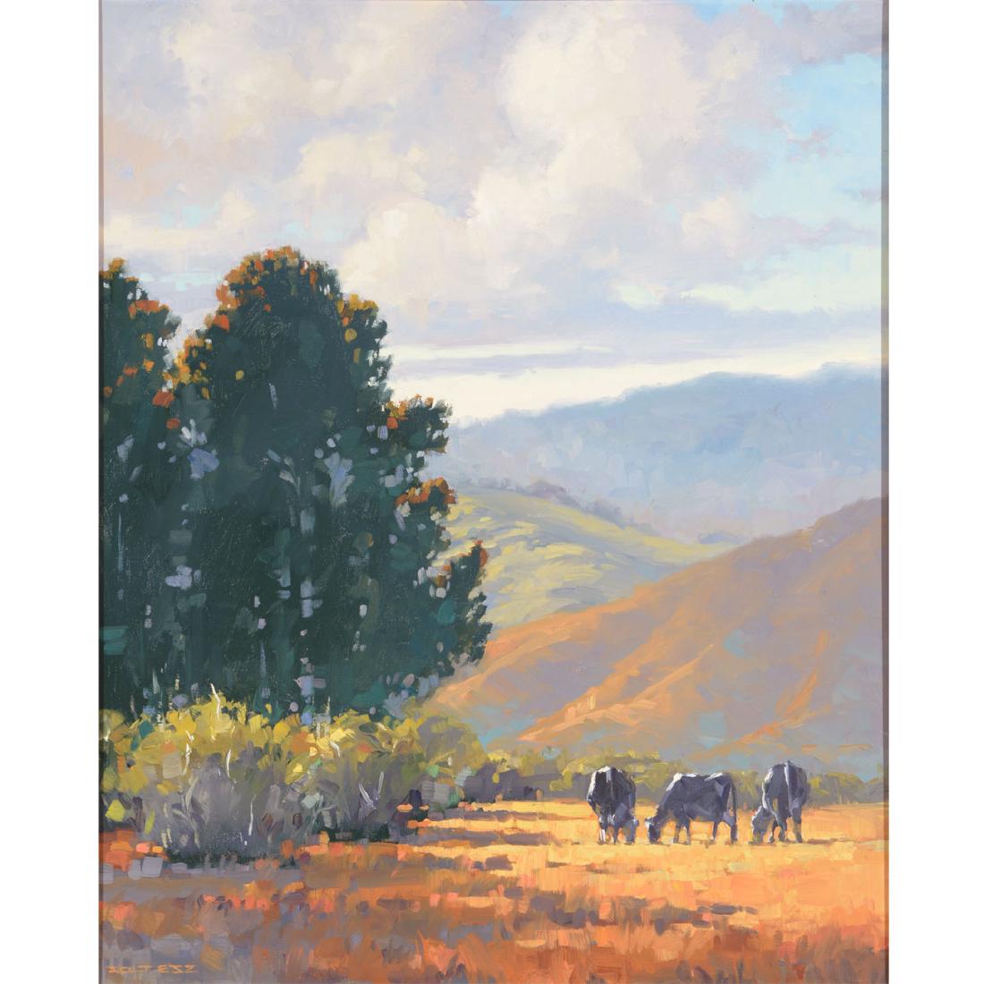 1100x1100 J. Thomas Soltesz Late Day Ladies Oil On Canvas - J Thomas Painting