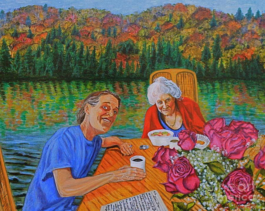 900x716 Labor Day Breakfast Painting By Thomas J Nixon - J Thomas Painting