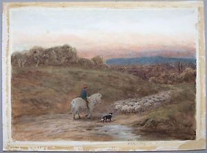 300x222 Thomas J Watson (1847 1912). 19th Century Watercolour - J Thomas Painting