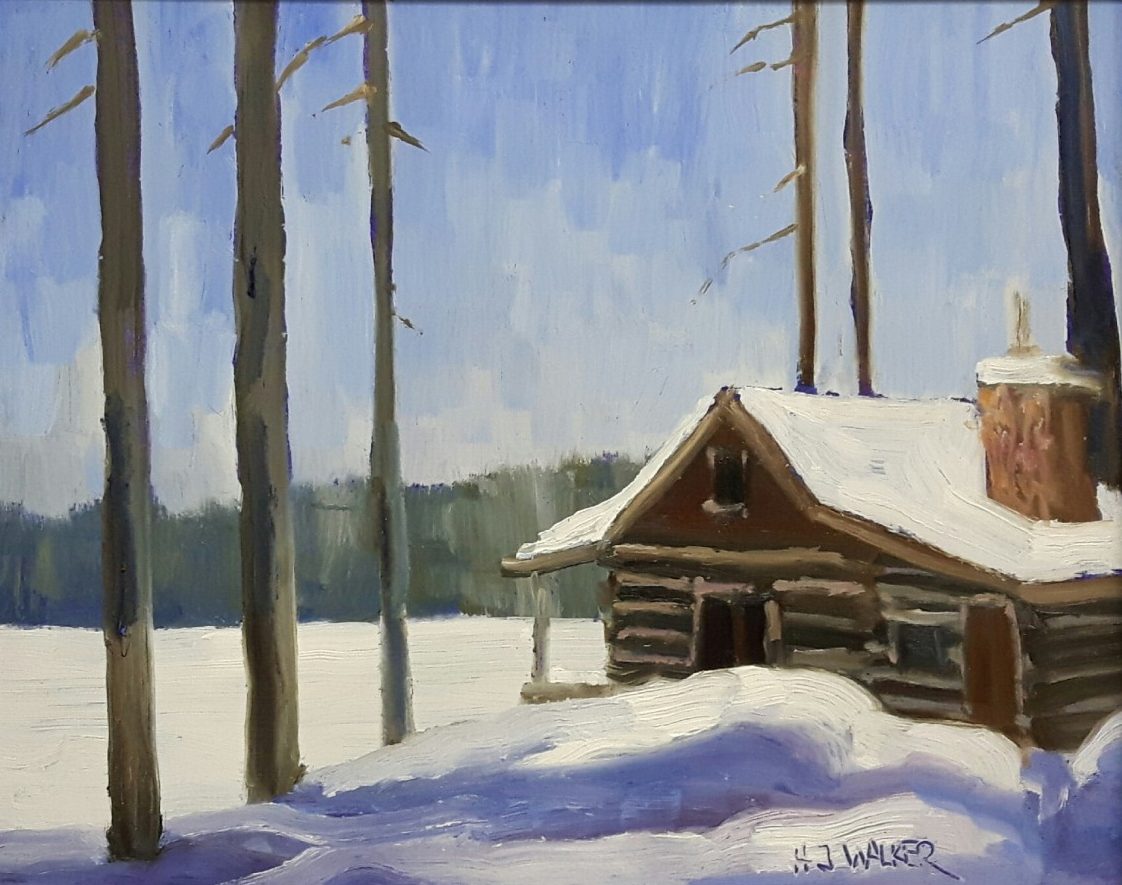 1122x885 Walker, Harvey J Lake Scugog Studio Tour - J Walker Painting