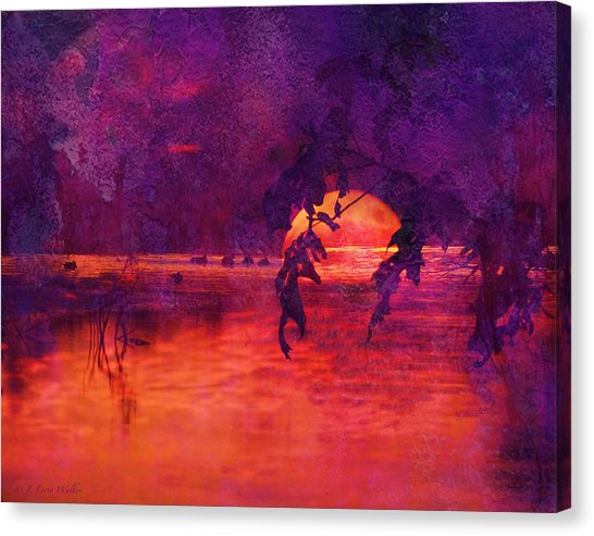 546x493 Bleeding Sunrise Abstract Digital Art By J Larry Walker - J Walker Painting
