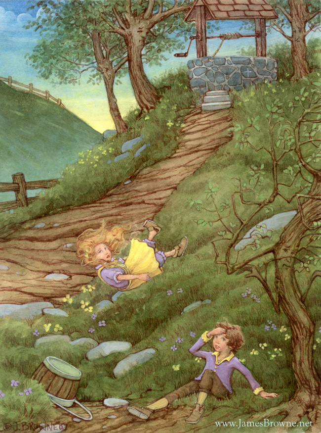 650x875 Jack And Jill By Yaamas - Jack And Jill Painting