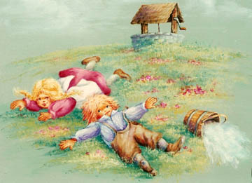 360x261 Merry Rhymes . Jack Amp Jill - Jack And Jill Painting