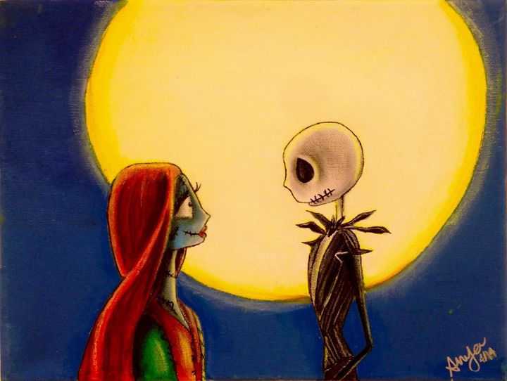 720x542 Jack And Sally - Jack And Sally Painting