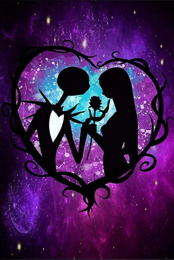 575x856 Pin By Isis Austin On Your Likes Sally - Jack And Sally Painting