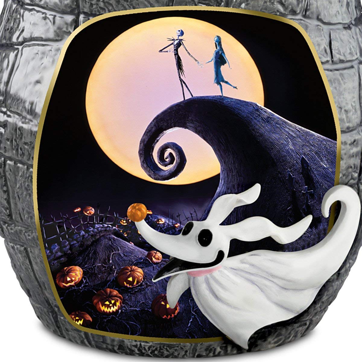 1200x1200 The Nightmare Before Christmas Cookie Jar With Jack Skellington - Jack And Sally Painting