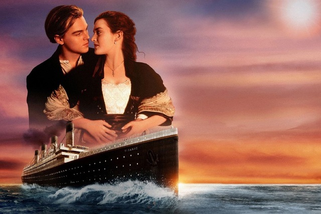 640x427 Diy Frame Ship Rose Leonardo Dicaprio Kate Winslet Titanic Love - Jack Dawson Painting