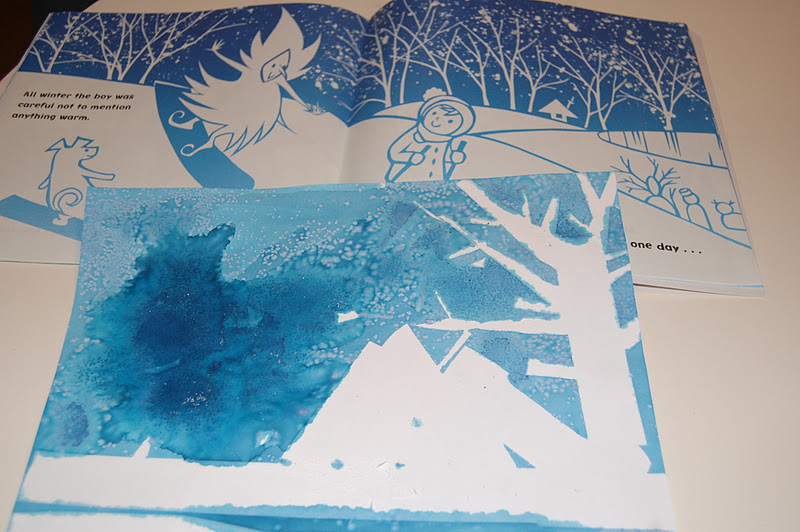 800x532 Our Creative Day Salt Art - Jack Frost Painting