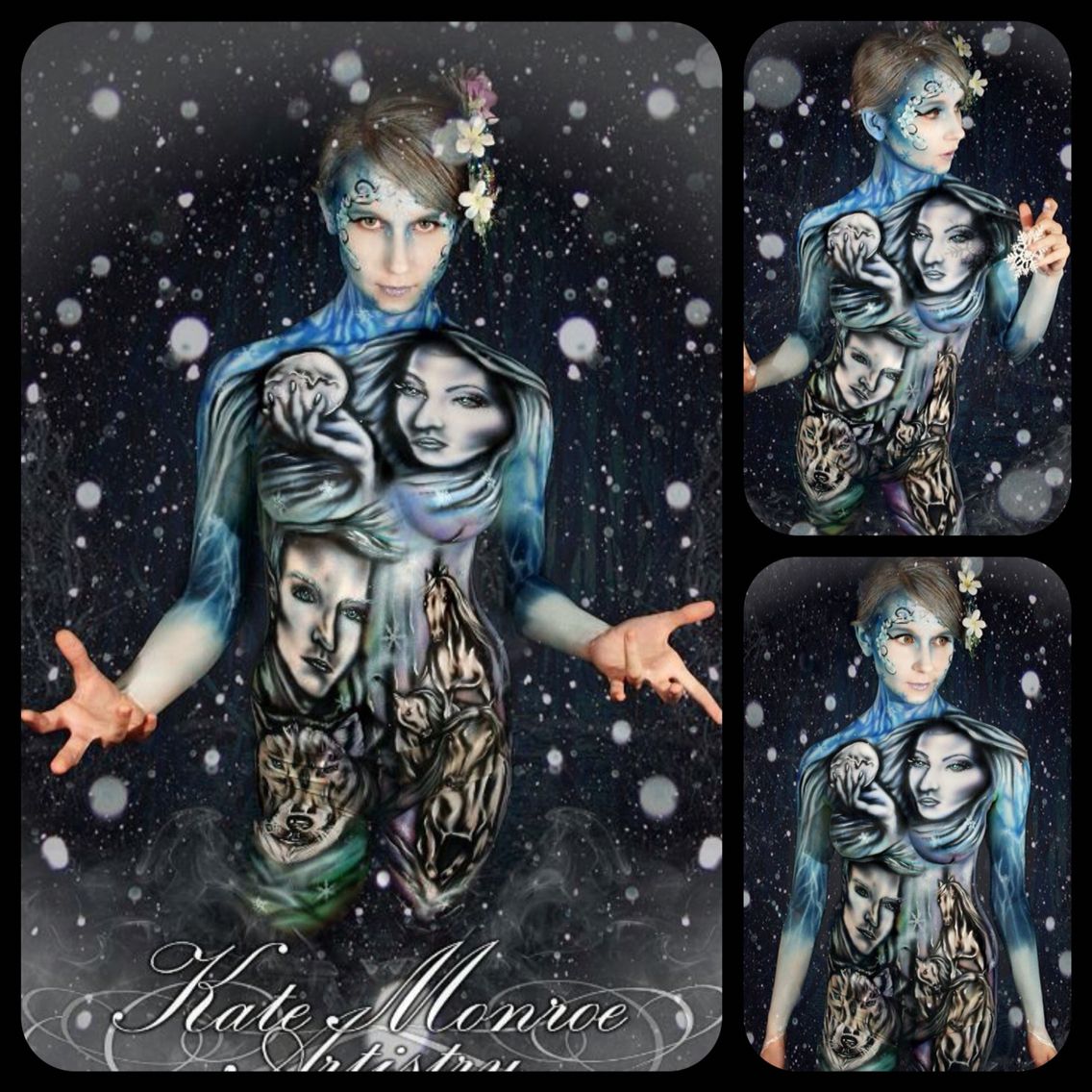 1136x1136 Spirits Of Winter - Jack Frost Painting