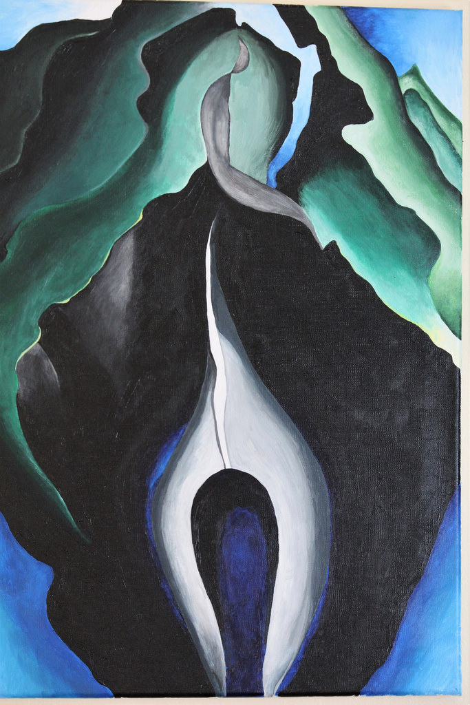 683x1024 Original Acrylic - Jack In The Pulpit Painting