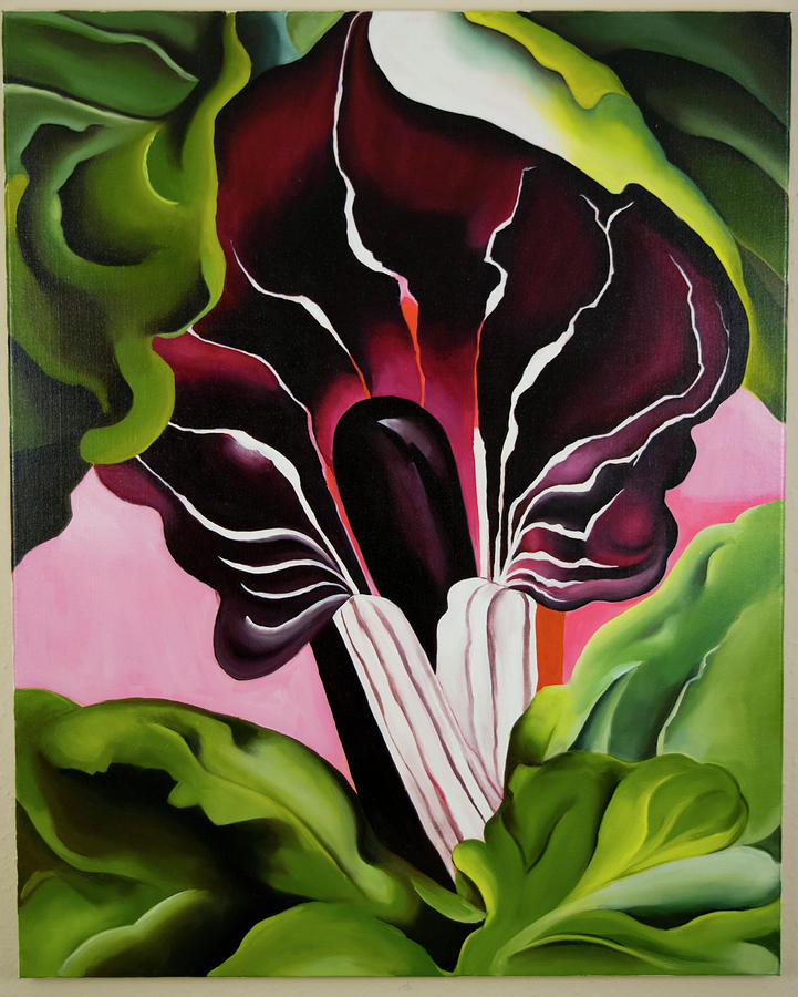 721x900 Jack In The Pulpit Ii Painting Bryan Calcagno Jack In The Pulpit - Jack In The Pulpit Painting