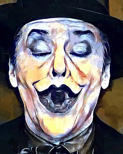 240x300 Jack Nicholson Art - Jack Nicholson Joker Painting