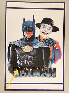 225x300 Batman Amp Joker Painted By Leon Garcia,jack Nicholson, M.keaton - Jack Nicholson Joker Painting