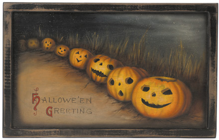 440x283 Jack O' Lantern Painting - Jack O Lantern Painting