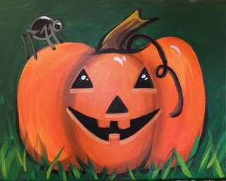 320x256 Jack O Lantern - Jack O Lantern Painting