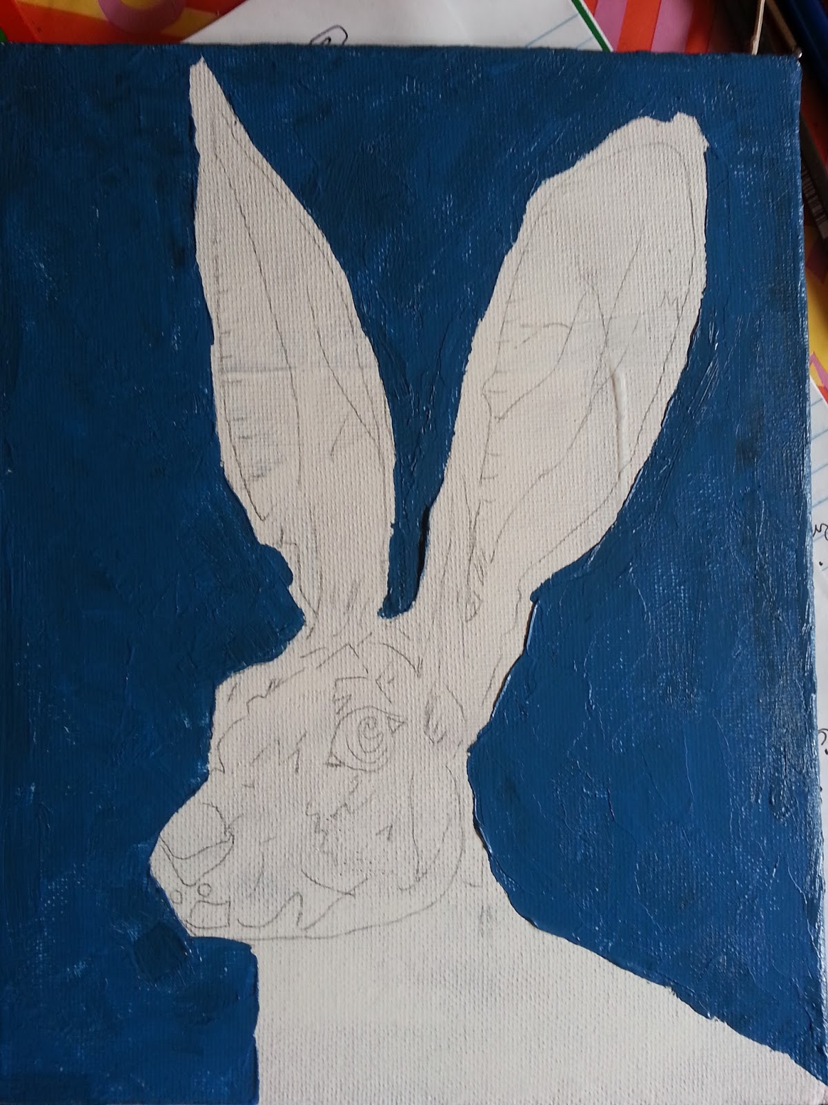 1200x1600 Rae Ellen Lee Art Evolution Of A Jack Rabbit Painting - Jack Rabbit Painting