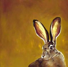 236x233 Rabbit Painting R A B B I T S - Jack Rabbit Painting