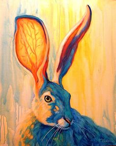 236x298 Geraniums In Clay Pot, Painting By Artist Justin Clements Jack - Jack Rabbit Painting