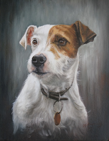 Jack Russell Painting at PaintingValley.com | Explore collection of ...