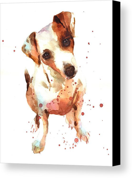 555x750 Jack Russell Painting Canvas Print Canvas Art By Alison Fennell - Jack Russell Painting