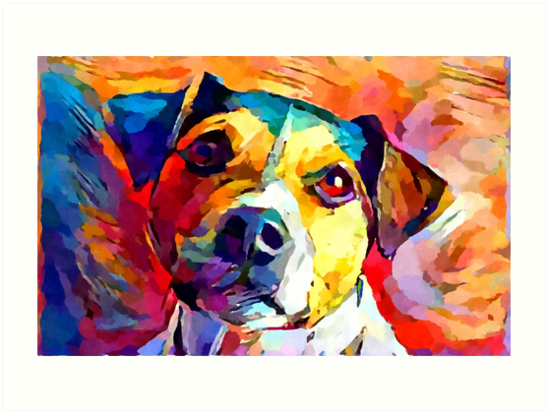 549x413 Jack Russell Terrier Art Prints By Chrisbutler Redbubble - Jack Russell Terrier Painting