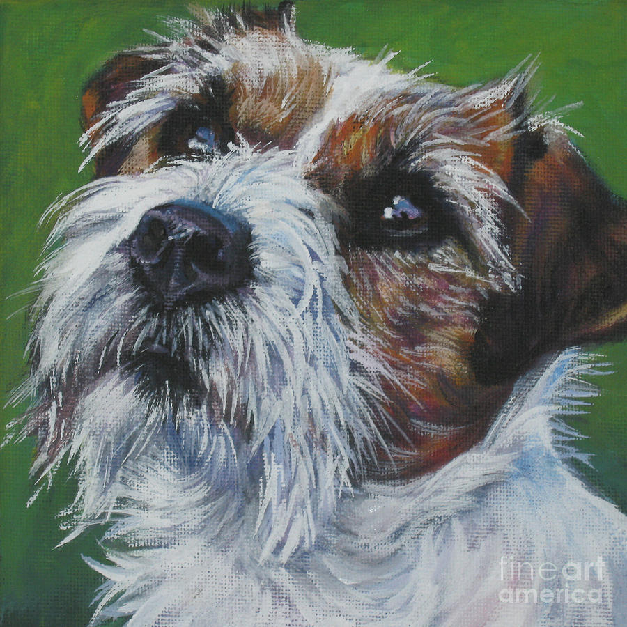 900x900 Jack Russell Terrier Painting By Lee Ann Shepard - Jack Russell Terrier Painting