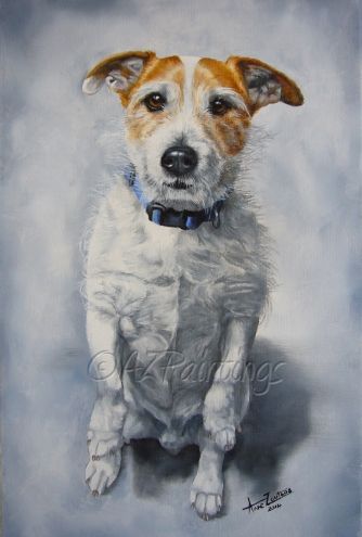 Jack Russell Terrier Painting at PaintingValley.com | Explore ...