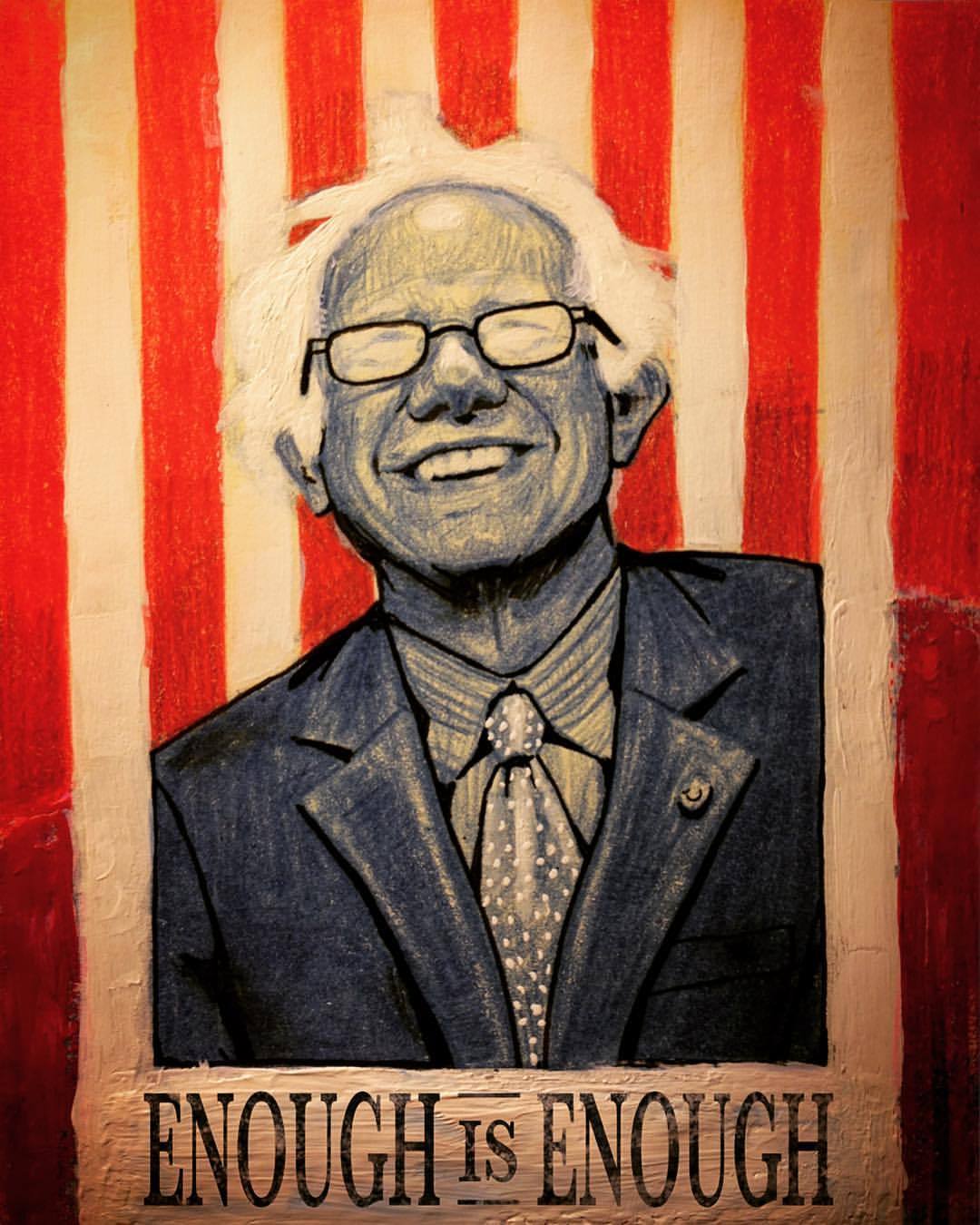 1080x1350 Jack Kirby Crosby Bernie Sanders - Jack Sanders Painting