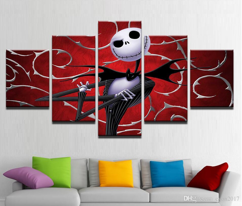 956x814 Online Cheap Canvas Prints Wall Art Pictures Hallowmas Jack - Jack Skellington Painting