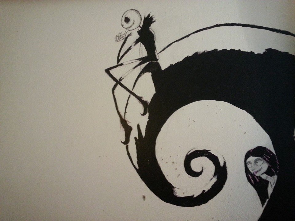 960x720 The Nightmare Before Christmas (Wall Painting) By Dandj Art - Jack Skellington Painting