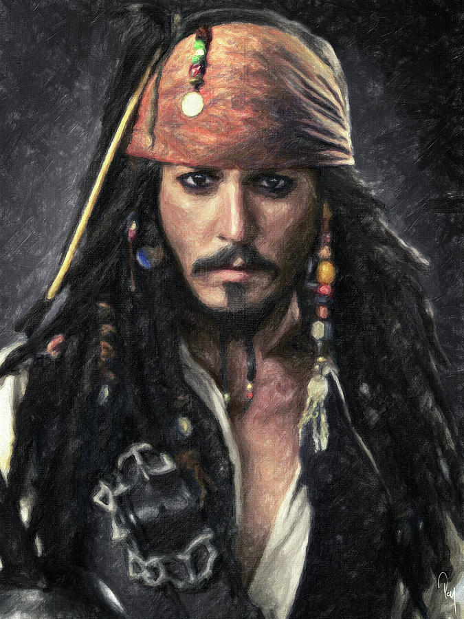 675x900 Jack Sparrow Painting By Zapista - Jack Sparrow Painting