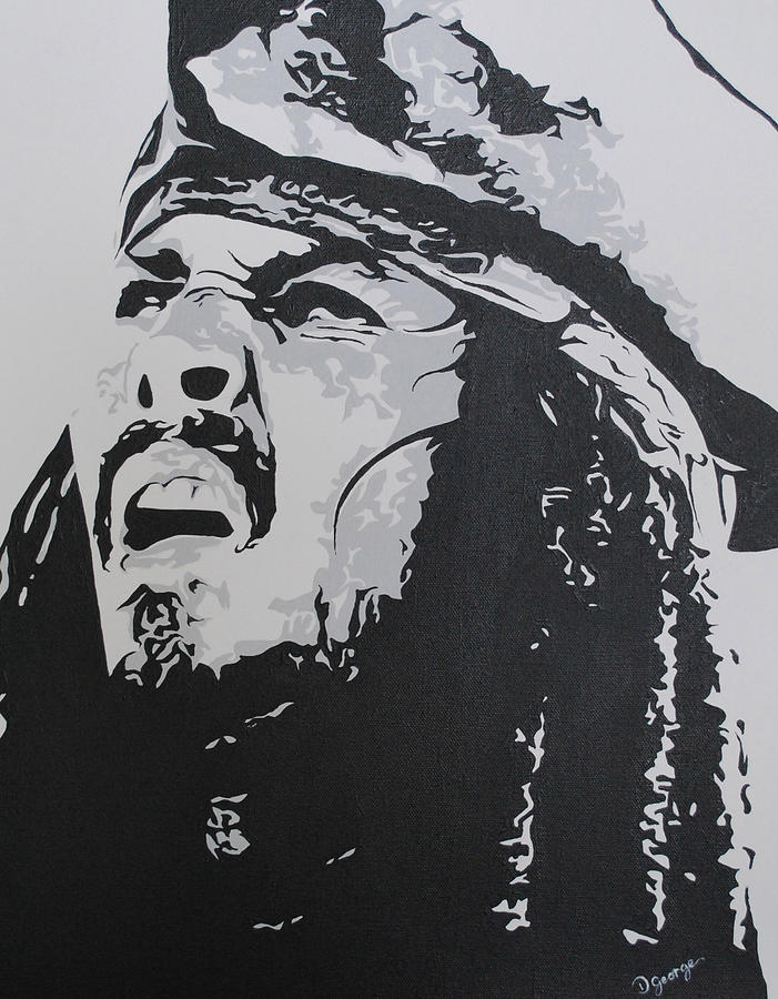 701x900 Johnny Depp .captain Jack Sparrow Painting By Desmond George - Jack Sparrow Painting