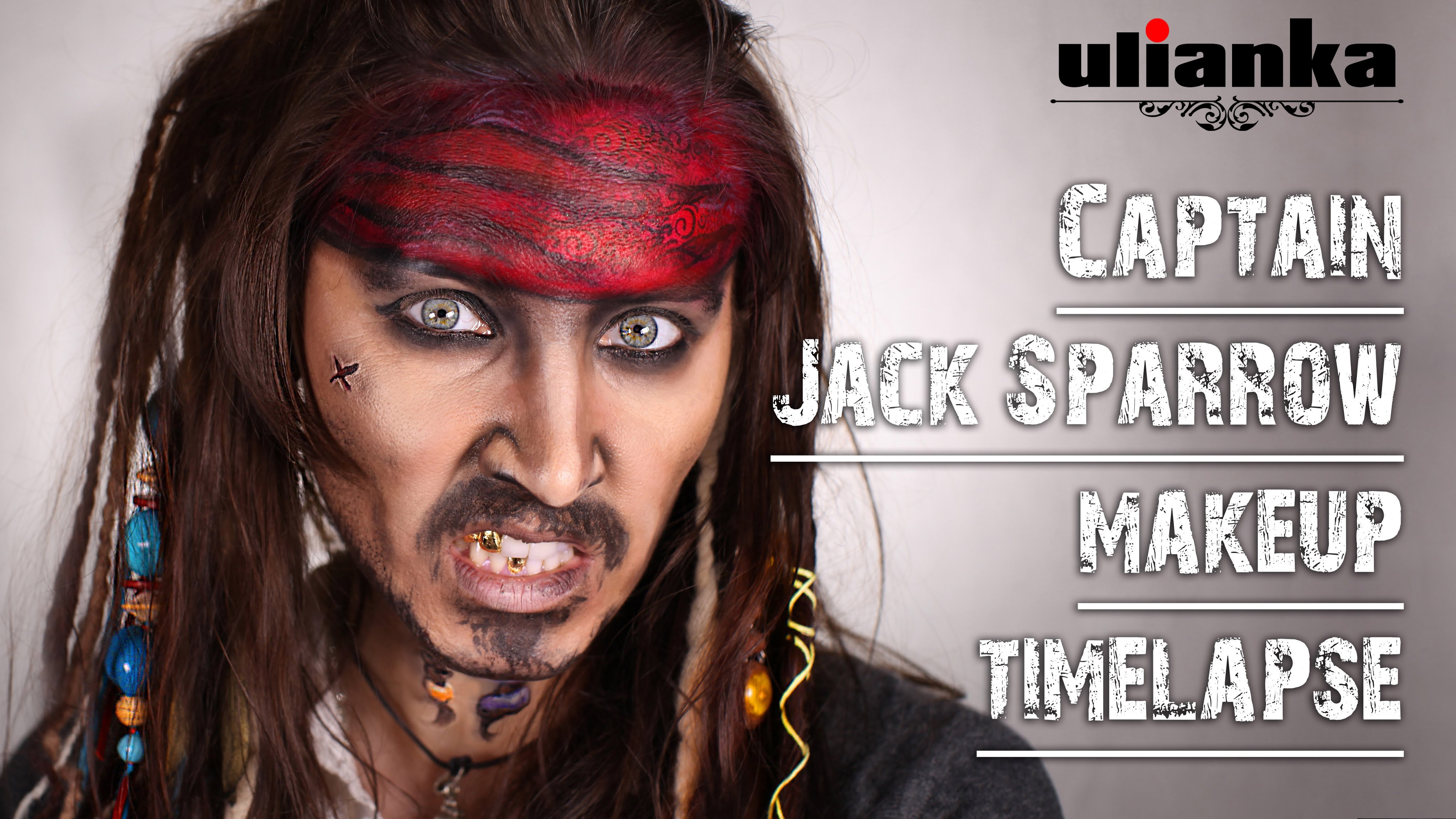 Captain jack sparrow makeup