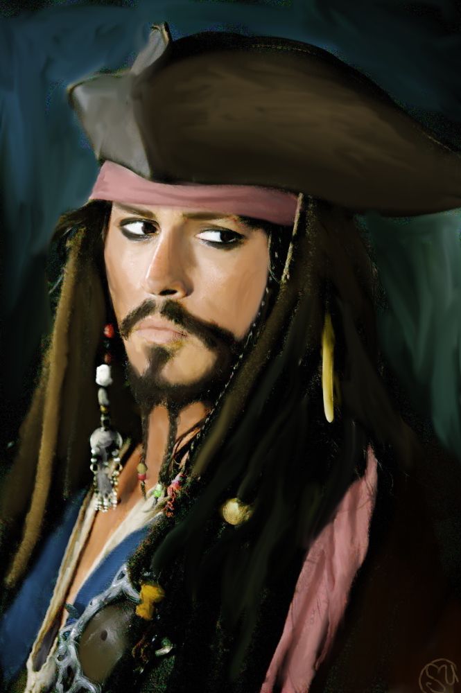 Jack Sparrow Painting at PaintingValley.com | Explore collection of ...